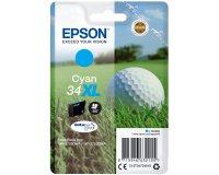Epson Golf ball Singlepack Cyan 34XL DURABrite Ultra Ink