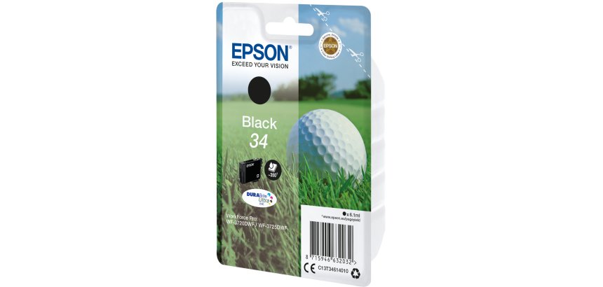 Epson Golf ball 34 DURABrite Ultra Single Black Ink