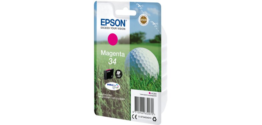 Epson Golf ball 34 DURABrite Ultra Single Magenta Ink