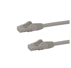 StarTech.com 75 ft Cat6 Patch Cable with Snagless RJ45 Connectors - Gray - Cat 6 Ethernet Patch Cable - 75ft UTP Cat6 Patch Cord (N6PATCH75GR) - Patch-Kabel - 22.9 m - Grau