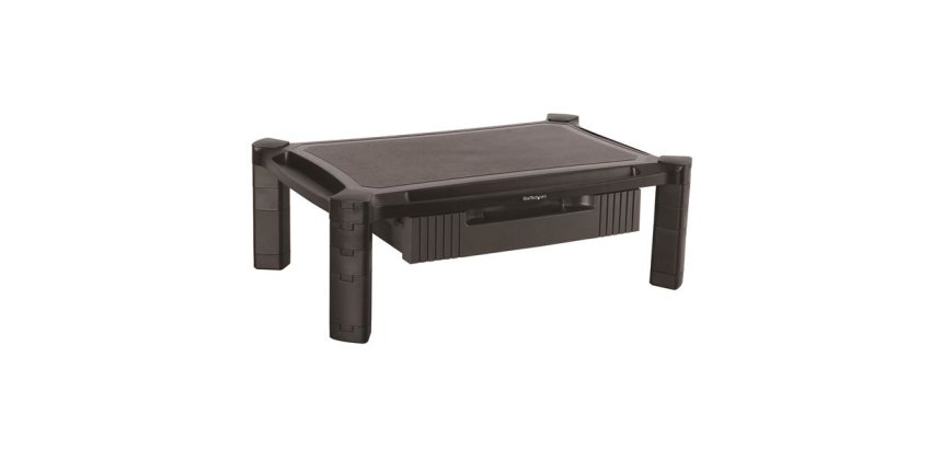 Soporte ergonómico StarTech.com de altura ajustable con columnas apilables