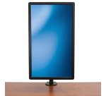 StarTech.com Soporte VESA de Sobremesa para 1 Monitor - Base para Pantallas VESA de hasta 34" con Mástil Articulado - Altura Ajustable - de Montaje mediante Abrazadera/ Ojal - Negro
