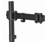StarTech.com Soporte VESA de Sobremesa para 1 Monitor - Base para Pantallas VESA de hasta 34" con Mástil Articulado - Altura Ajustable - de Montaje mediante Abrazadera/ Ojal - Negro