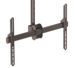 StarTech.com Support TV au Plafond - Support Universel pour Écran Unique avec Mât Court Télescopique Réglable - Inclinable/Pivotant - Support VESA pour Écrans 32"-75"