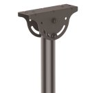 StarTech.com Support TV au Plafond - Support Universel pour Écran Unique avec Mât Court Télescopique Réglable - Inclinable/Pivotant - Support VESA pour Écrans 32"-75"