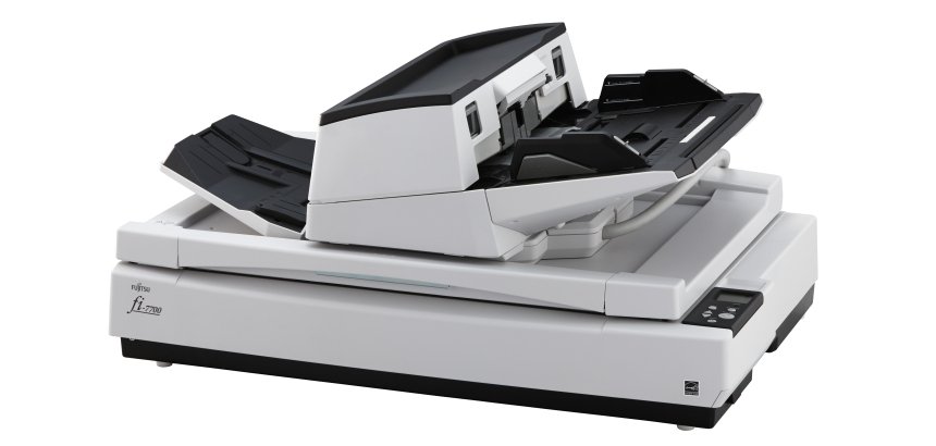 Ricoh fi-7700 Flatbed & ADF scanner 600 x 600 DPI A3 Black, White