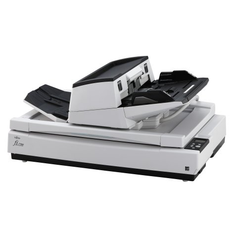 Ricoh fi-7700 Flatbed-/ADF-scanner 600 x 600 DPI A3 Zwart, Wit