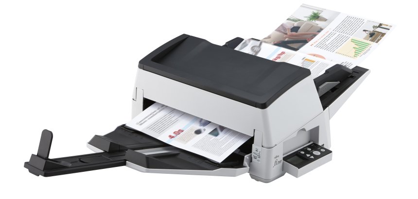 Fujitsu fi-7600 Numériseur chargeur automatique de documents (adf) + chargeur manuel 600 x 600 DPI A3 Noir, Blanc