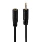 Lindy 35698 cable de audio 0,2 m 2,5mm 3,5mm Negro