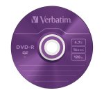 Verbatim DVD-R Colour 4,7 GB 5 pz