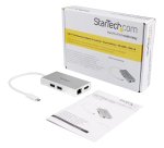 Adaptador USB-C Multifunción para Ordenadores Portátiles - con Entrega de Potencia - 4K HDMI - USB 3.0 - Blanco