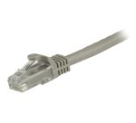 StarTech.com Cordon de raccordement UTP CAT6 - 1,5 m - Sans crochet - Câble patch RJ45 - Gris