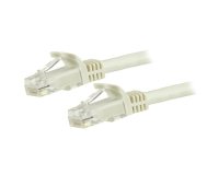 StarTech.com Cordon de raccordement UTP CAT6 (1,5 m) sans crochet - Câble patch RJ45 - Blanc