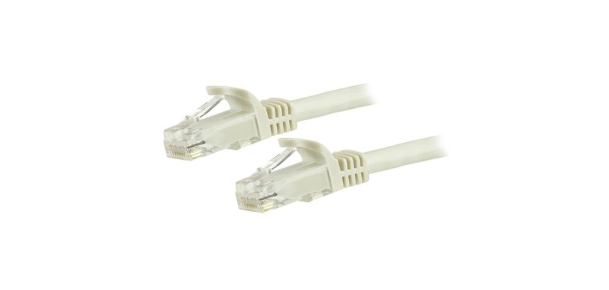 StarTech.com Cordon de raccordement UTP CAT6 (1,5 m) sans crochet - Câble patch RJ45 - Blanc