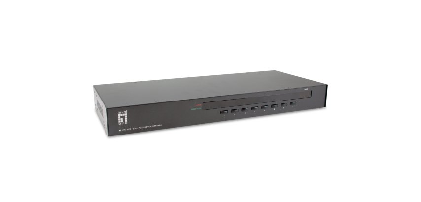 LevelOne 8-Port PS/2-USB VGA KVM Switch