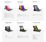 Logitech Combo Touch for iPad Pro 11-inch (1st, 2nd, and 3rd generation)