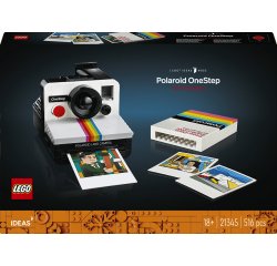 LEGO Ideas Fotocamera Polaroid OneStep SX-70 21345 Modellismo da Costruire per Adulti, Regali Creativi, Oggetti da Collezione