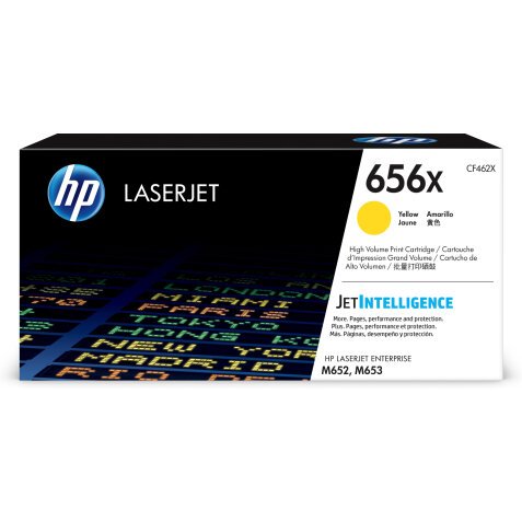 HP 656X Toner jaune LaserJet authentique grande capacité