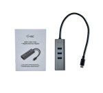 i-tec Metal USB-C HUB 3 Port + Gigabit Ethernet Adapter