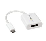 StarTech.com Adaptateur vidéo USB-C vers DisplayPort - M/F - 4K 60 Hz - Blanc
