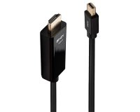  Adaptador de cable de vídeo DisplayPort HDMI tipo A (Estándar) Negro Lindy 36927