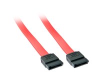 Cable de SATA 0,5 m Negro, Rojo Lindy 33324