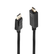 adaptador de cable de vadeo 3 m displayport hdmi tipo a estandar negro lindy 36923