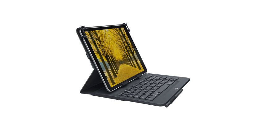 Logitech Universal Folio with integrated keyboard for 9-10 inch tablets