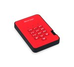 iStorage diskAshur2 256-bit 512GB USB 3.2 secure encrypted solid-state drive - Red IS-DA2-256-SSD-512-R