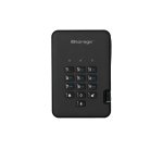 iStorage diskAshur2 256-bit 1TB USB 3.2 secure encrypted solid-state drive - Black IS-DA2-256-SSD-1TB-B