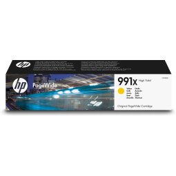 HP Cartouche d’encre jaune PageWide 991X grande capacité authentique