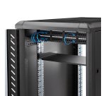 StarTech.com Étagère fixe 1U pour Montage en Rack de Serveur - Plateau Universel en Acier de 25,4cm de Profondeur pour Rack d'Équipement Audiovisuel/Réseau 19" - Capacité de Poids 20kg, Noir
