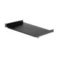 StarTech.com Étagère fixe 1U pour Montage en Rack de Serveur - Plateau Universel en Acier de 25,4cm de Profondeur pour Rack d'Équipement Audiovisuel/Réseau 19" - Capacité de Poids 20kg, Noir