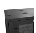 StarTech.com 4-Post 18U Server Rack Cabinet, Lockable 19" Data Rack Cabinet for Computer / AV / IT Equipment, Office / Home Network Rack with Casters & Adjustable Mounting Rails