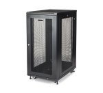 StarTech.com Armoire Rack Serveur 24U à 4 Montants, Armoire Verrouillable 19" pour Ordinateur/AV/Équipement IT, Rack Réseau pour Bureau/Domicile avec Roulettes et Rails de Montage Ajustables