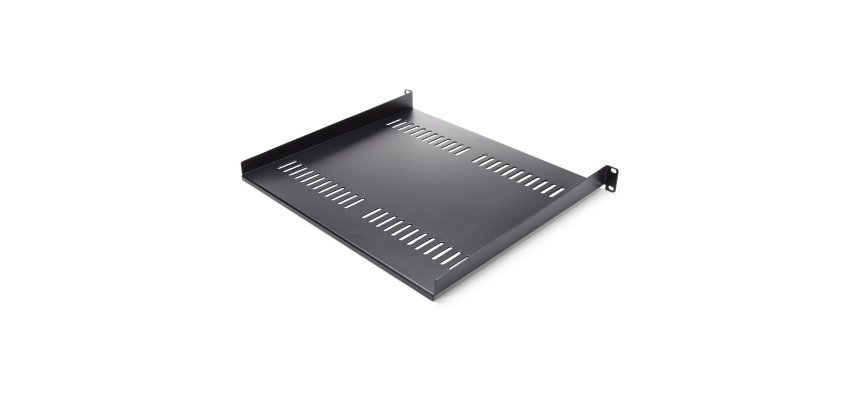 StarTech.com Étagère pour Rack de Serveur 1U - Plateau Cantilever Universel Ventilé pour Rack et Armoire d'Équipement Réseau 19" - Acier Haute Résistance - Capacité de Poids 20kg - Étagère de 40,6cm de Profondeur