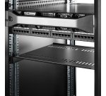 StarTech.com Étagère pour Rack de Serveur 1U - Plateau Cantilever Universel Ventilé pour Rack et Armoire d'Équipement Réseau 19" - Acier Haute Résistance - Capacité de Poids 20kg - Étagère de 40,6cm de Profondeur