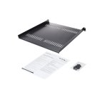 StarTech.com Étagère pour Rack de Serveur 1U - Plateau Cantilever Universel Ventilé pour Rack et Armoire d'Équipement Réseau 19" - Acier Haute Résistance - Capacité de Poids 20kg - Étagère de 40,6cm de Profondeur