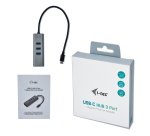 i-tec Metal USB-C HUB 3 Port + Gigabit Ethernet Adapter