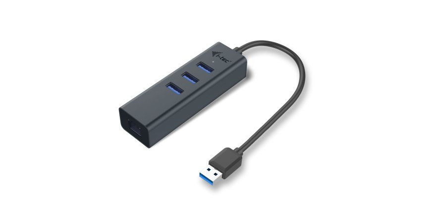 i-tec Metal USB 3.0 HUB 3 Port + Gigabit Ethernet Adapter