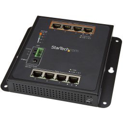 StarTech.com Switch Gigabit Ethernet géré à 8 ports (4 PoE+) - Fixation murale et accès en façade