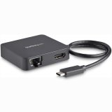 StarTech.com Adaptateur Multiport USB C - Mini Station d'Accueil USB-C Vidéo HDMI 4K - Gigabit Ethernet, Hub USB 3.0 (1x USB-A 1x USB-C) - Adaptateur Multiport USB Type-C - Compatible Thunderbolt 3