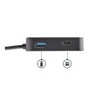 Adaptador Multipuertos USB Tipo C para Ordenador Portátil - Docking Station USB-C con Red HDMI 4K y USB-A