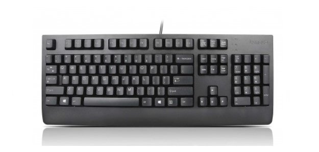 Lenovo 4X30M86890 clavier Bureau USB Français Noir