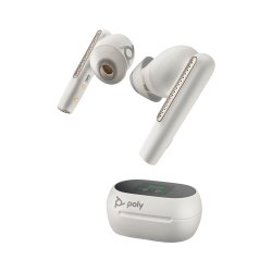 Poly Étui de chargement écran tactile blanc Voyager Free 60+ UC pour BT700 adaptateur USB-A
