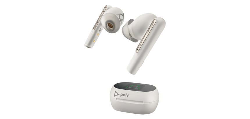 HP Poly Étui de chargement écran tactile blanc Poly Voyager Free 60+ UC pour BT700 adaptateur USB-A