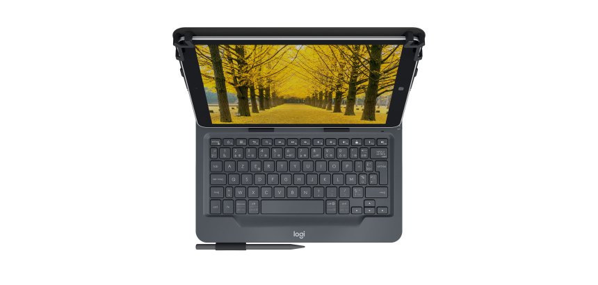 Logitech Universal Folio avec clavier intégré pour les tablettes Apple, Android et Windows 9 à 10 pouces