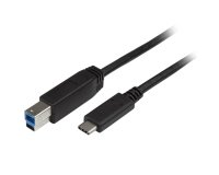 StarTech.com Cable Adaptador de 2m USB Tipo C a USB B USB 3.0 (5Gbps) - Cable de Impresora USB C a USB Tipo B