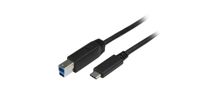 StarTech.com Câble USB-B vers USB-C de 2m, USB 5Gbps, Cordon de Données, USB 3.0, Câble de Transfert de Données USB-C
