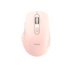 Nilox RATON DUAL WIRELESS 1600 DPI ROSA mouse Ufficio Bluetooth + USB Type-A Ottico